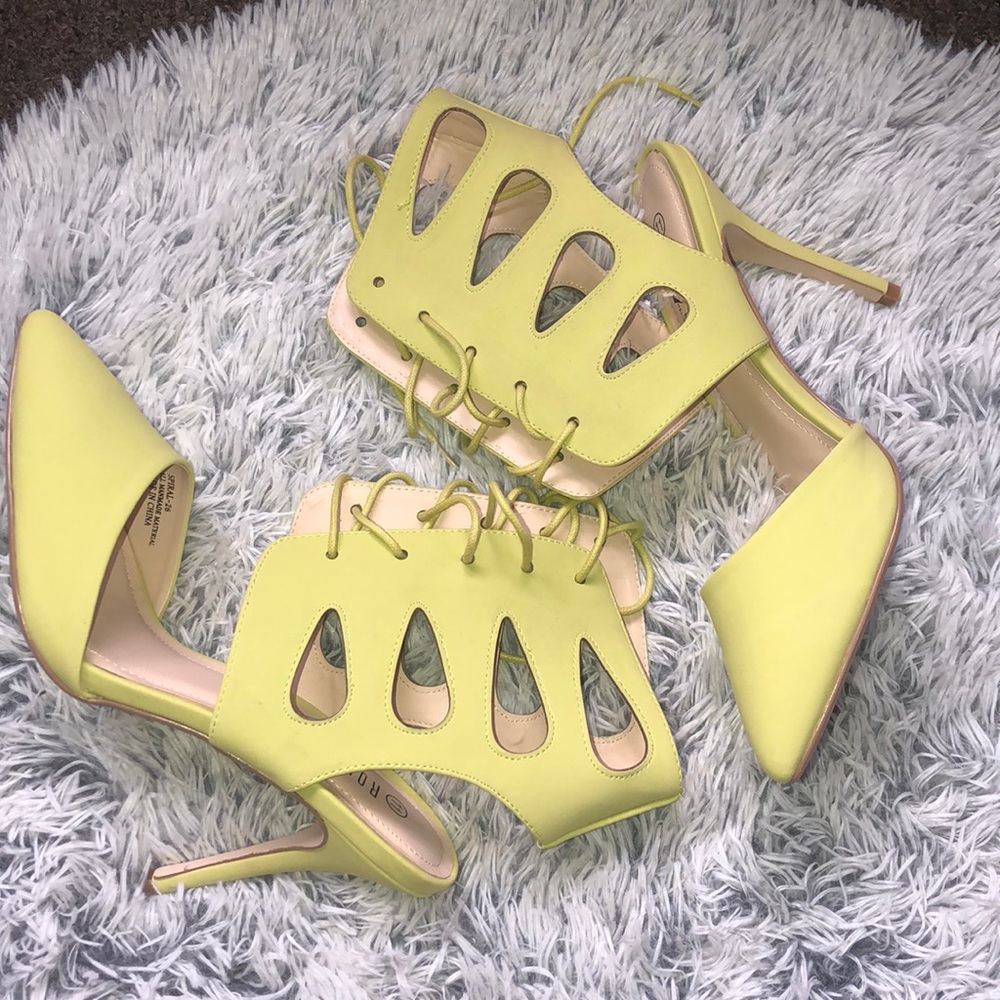 Lime heels